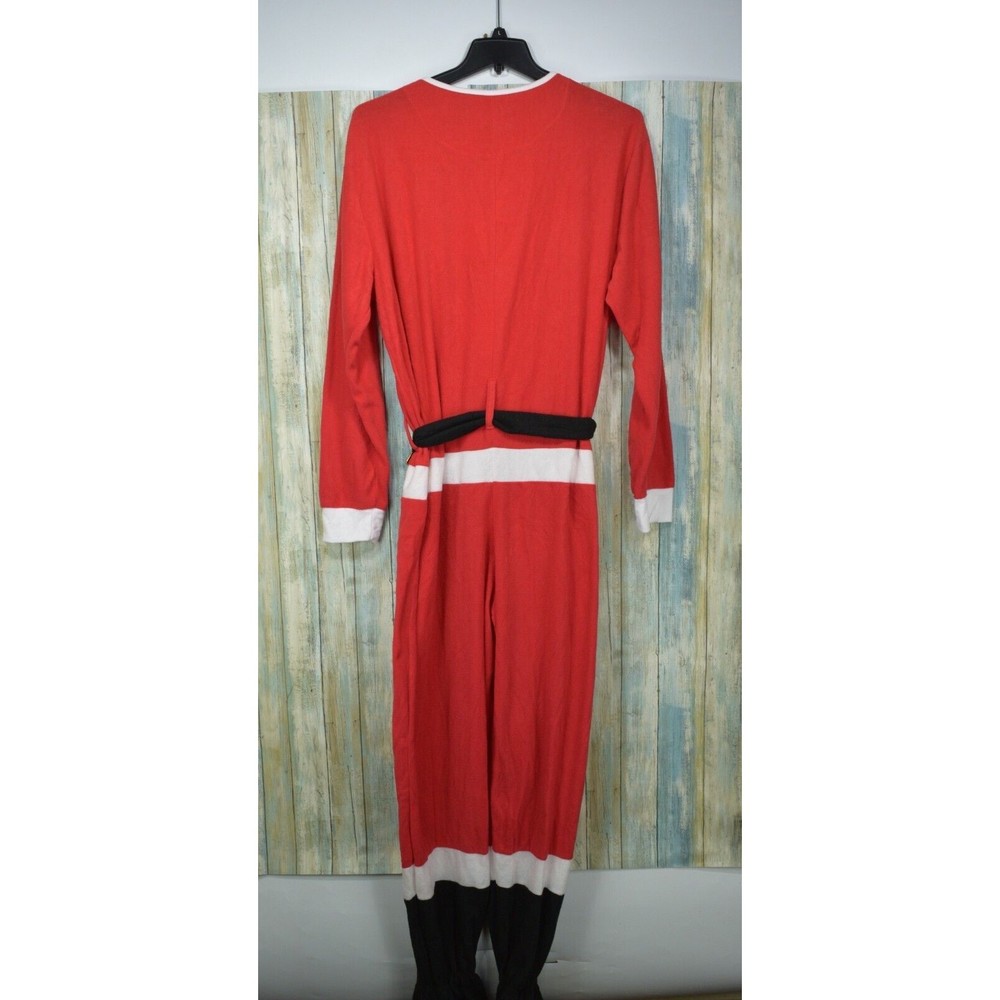 Joe Boxer Men's Size L Santa Clause Costume Christmas One-Piece Union Jumper - Picture 4 of 11
